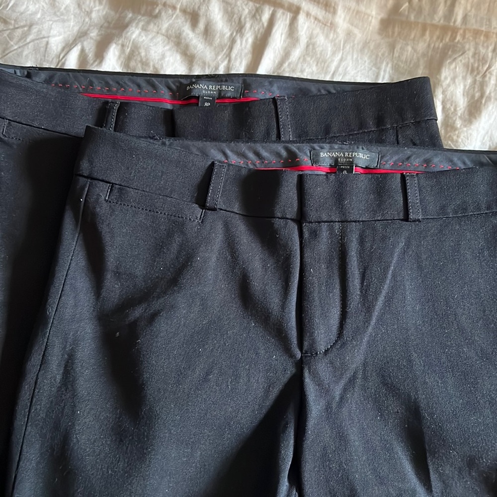 Lot of 2 Banana Republic Sloan Pants 8P